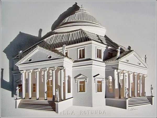 Мировые достопримечательности из бумажных городов Кристины Лайен 