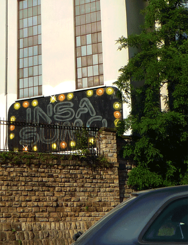 animated gif wall and building art by insa