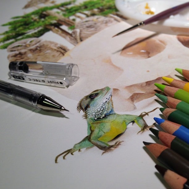 Hyperrealism with Pencil and Ink by Karla Mialynne