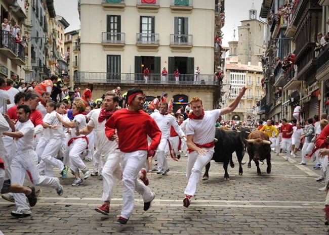 Running of the Bulls — Pamplona, Spain