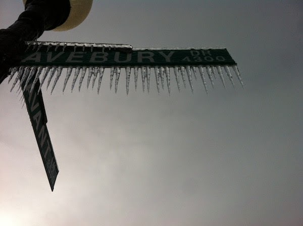 A+frozen,+iced+out+street+sign.+-+The+30+Most+Amazing+Photos+Of+Frozen+Things+In+Honor+Of+The+Coldest+Morning+Of+The+21st+Century