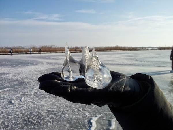Giant+frozen+tear+drops!+-+The+30+Most+Amazing+Photos+Of+Frozen+Things+In+Honor+Of+The+Coldest+Morning+Of+The+21st+Century