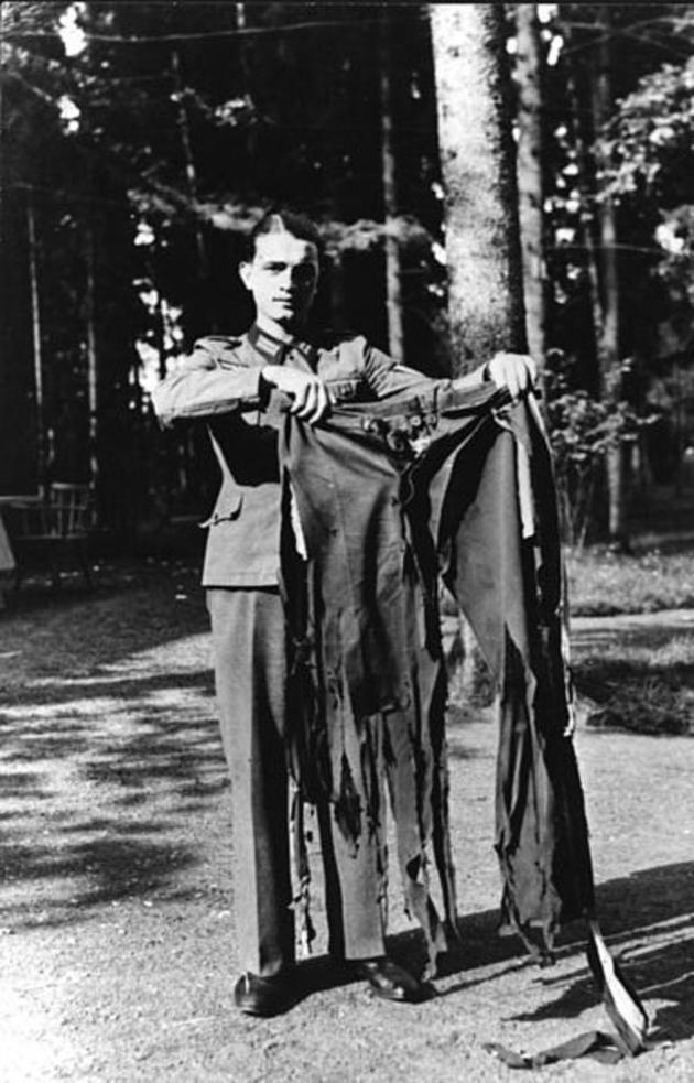 Hitlers pants after assasination attempt