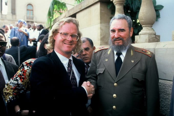 Peter Turnley and Fidel Castro, 1994
