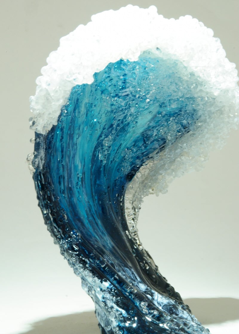 Majestic Ocean Wave Vases By Hawaiian Artist Duo > FREEYORK