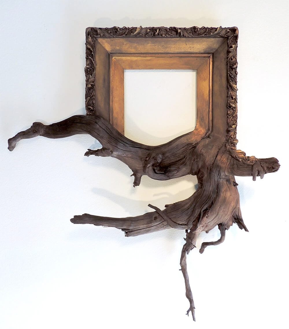 Tangled Tree Branches Combined with Ornate Picture Frames by Darryl Cox