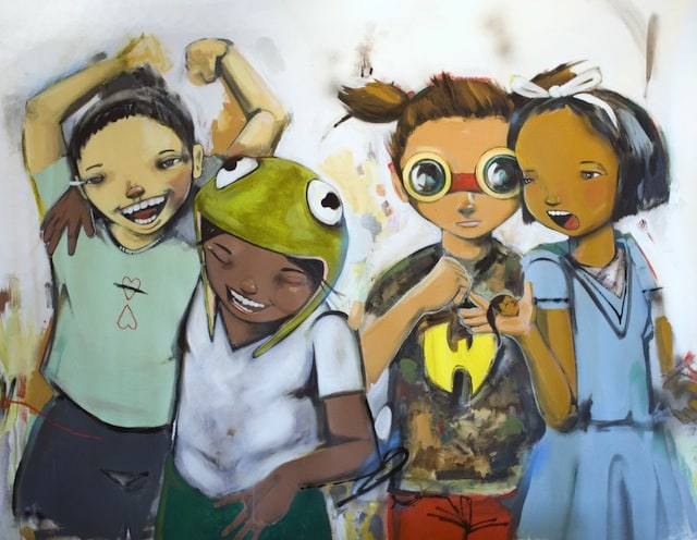 Mixed Media Paintings And Illustrations By Hebru Brantley | FREEYORK