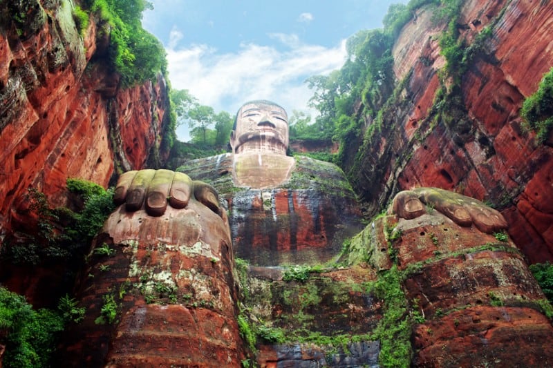 Giant Buddha in Leshan, China