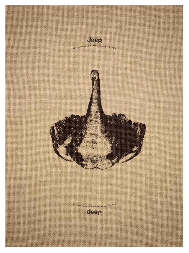 stunning jeep adverts that reveal hidden animals when images