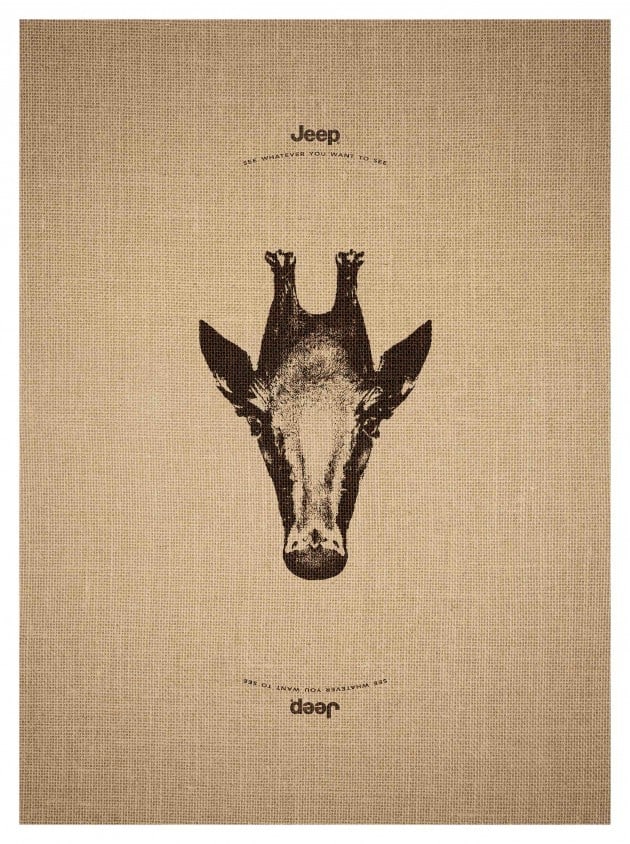 stunning jeep adverts that reveal hidden animals when images