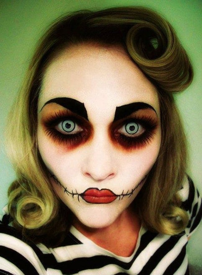 22 Creepy Makeup Ideas For Halloween Freeyork