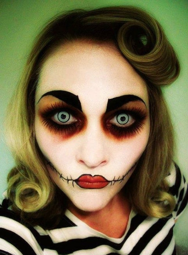 22 Creepy Makeup Ideas For Halloween FREEYORK
