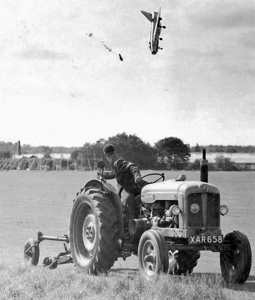 Test pilot George Aird – flying a English Electric Lightning F1