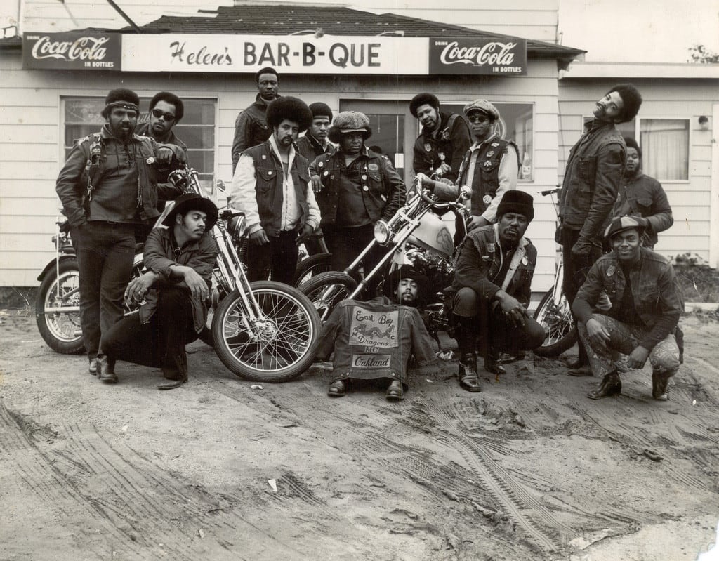The East Bay Dragons, the first black bikers’ club, Oakland, California, 1960s