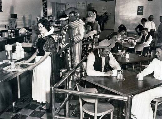 Canteen for Disney workers, 1961
