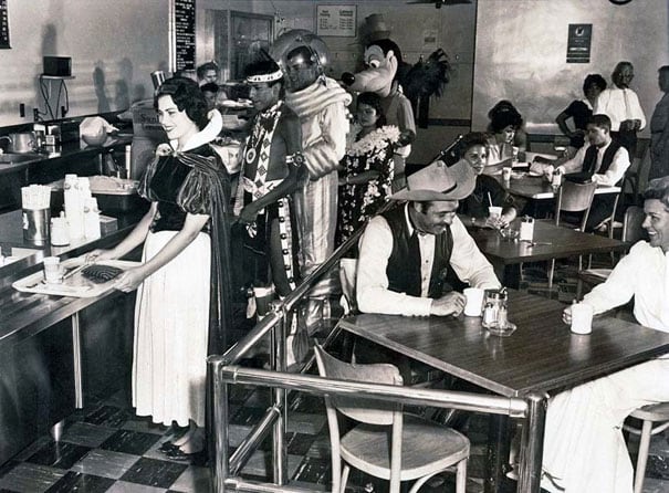 Disneyland Employee Cafeteria in 1961
