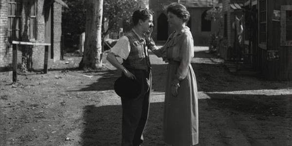 Helen Keller With Charlie Chaplin in Hollywood in 1919