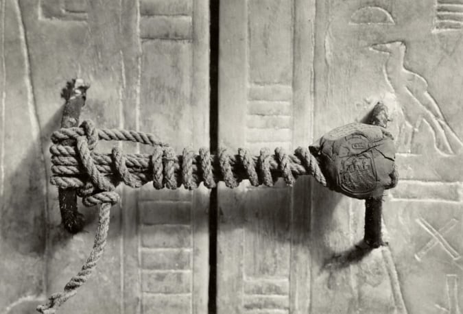 Unbroken Seal on King Tutankhamen's Tomb