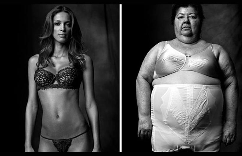 Lingerie Model / Woman in Girdle