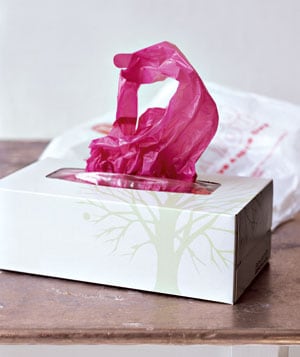 old kleenex box as bag dispenser using empty kleenex box as grocery bag dispenser