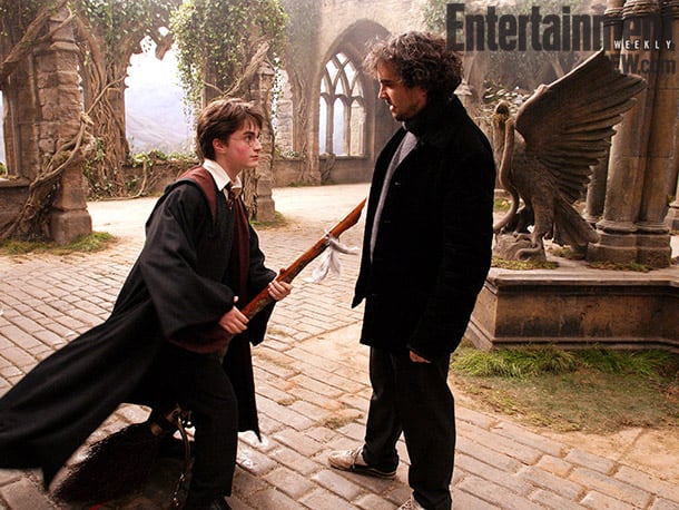 Radcliffe and Cuarón, Harry Potter and the Prisoner of Azkaban (2004) Image Credit: Murray Close