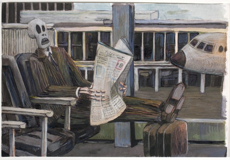 death at airport