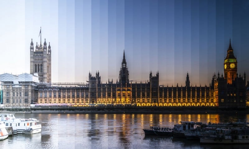 Time Sliced: Day To Night Transition Of Iconic Buildings In One Photo -travel, time, photography, city Time Sliced: Day To Night Transition Of Iconic Buildings In One Photo -travel, time, photography, city