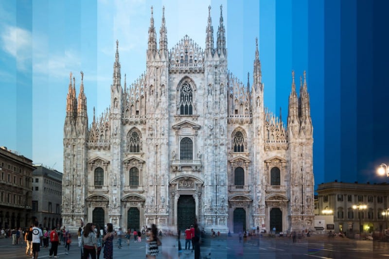 Time Sliced: Day To Night Transition Of Iconic Buildings In One Photo -travel, time, photography, city Time Sliced: Day To Night Transition Of Iconic Buildings In One Photo -travel, time, photography, city