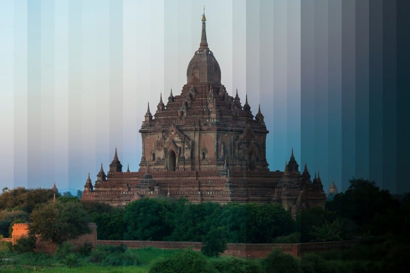 Time Sliced: Day To Night Transition Of Iconic Buildings In One Photo -travel, time, photography, city Time Sliced: Day To Night Transition Of Iconic Buildings In One Photo -travel, time, photography, city