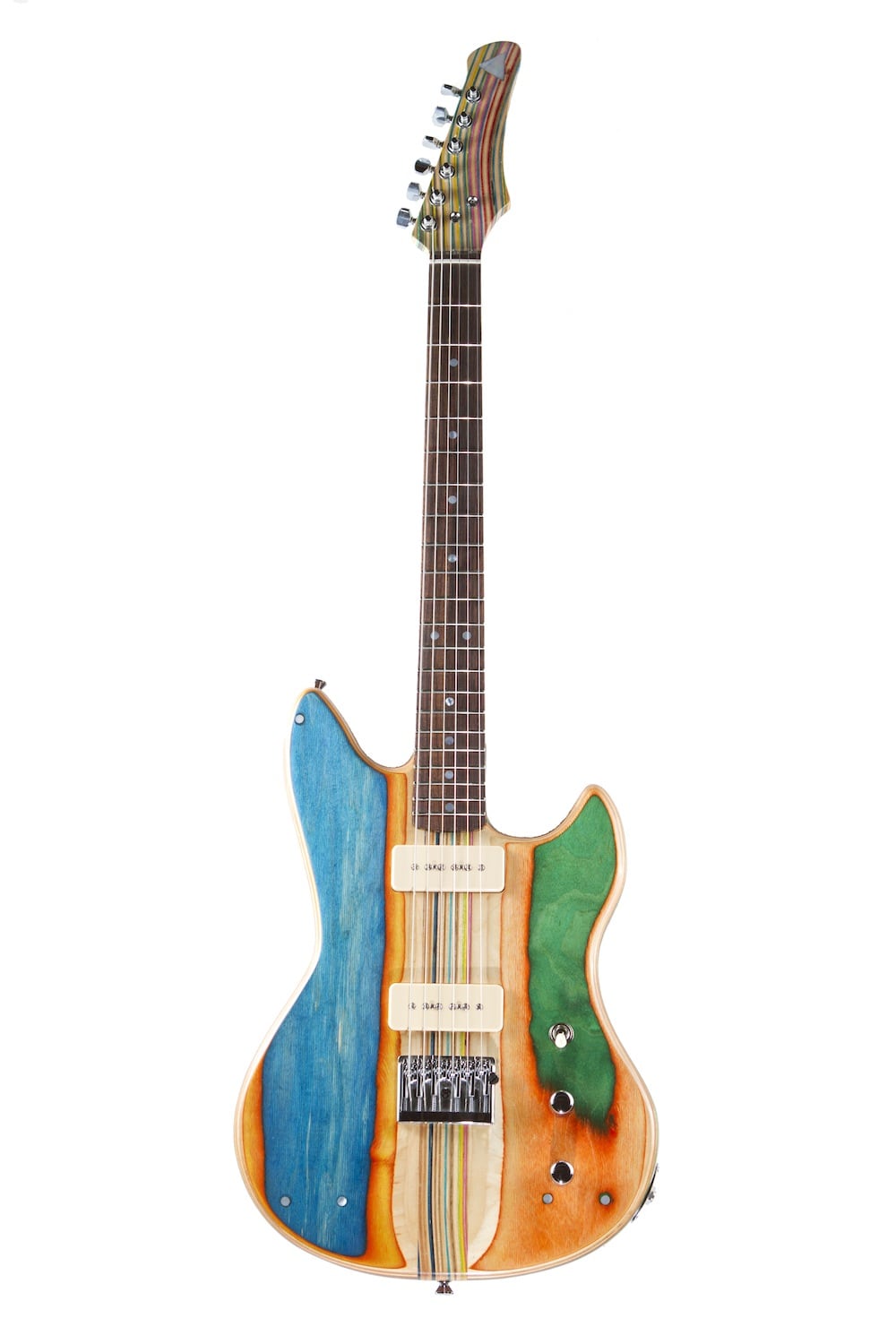 Colorful Guitars Made From Recycled Skateboard Decks FREEYORK