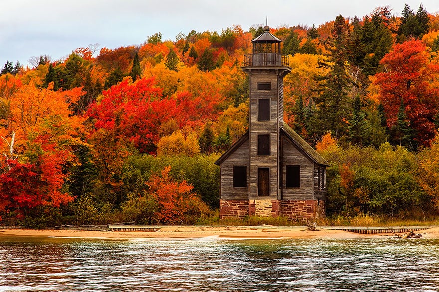 Grand Island East Channel Light House, Michigan (1)