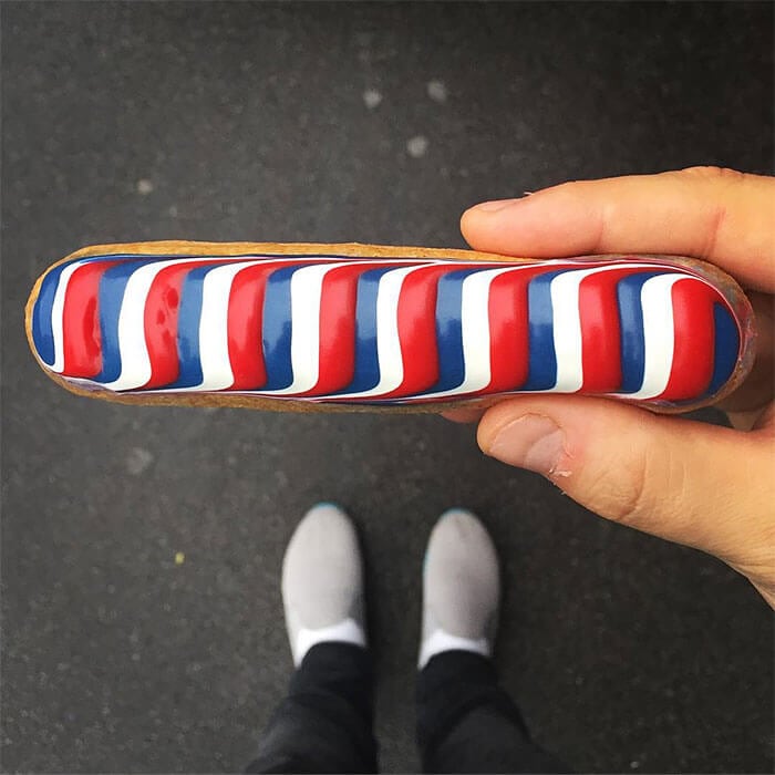 Bleu Blanc Rouge Éclair From Fauchon