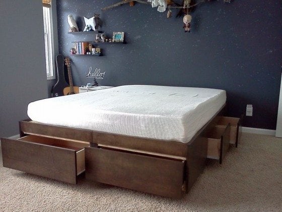 Storage-bed