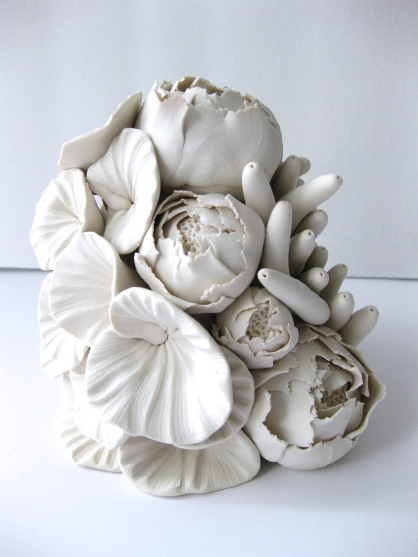 Handmade Polymer Flower Sculptures by Angela Schwer FREEYORK