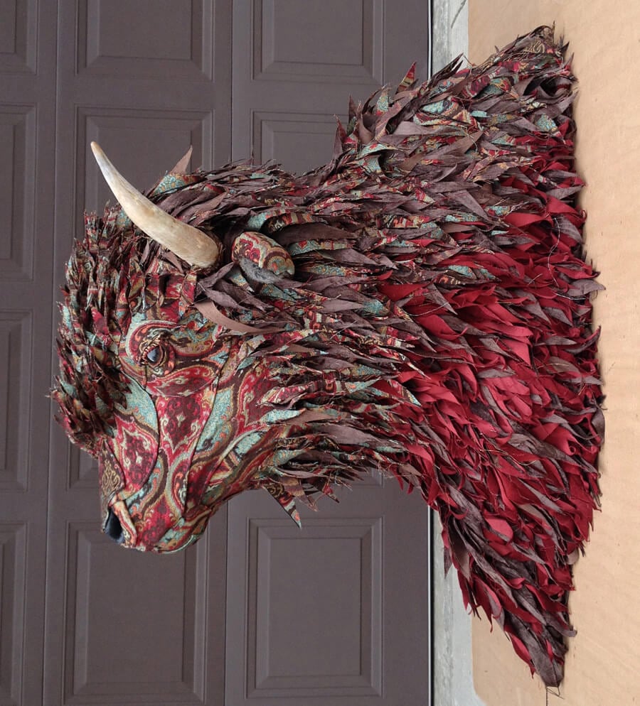 Upholstery Animal Head Wall Mounts by Kelly Rene Jelinek FREEYORK