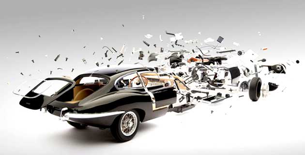 Exploded cars by Fabian Oefner Exploded cars by Fabian Oefner -