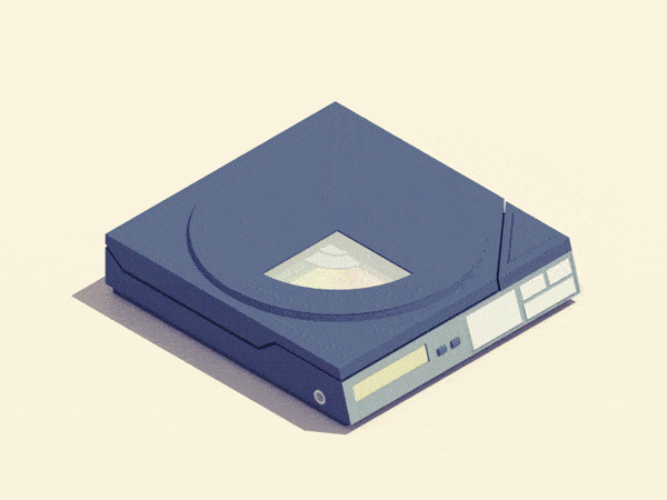 Animated Illustrated GIFs Pay Tribute To Iconic Devices Of The ’90s Animated Illustrated GIFs Pay Tribute To Iconic Devices Of The ’90s -retro, gifs