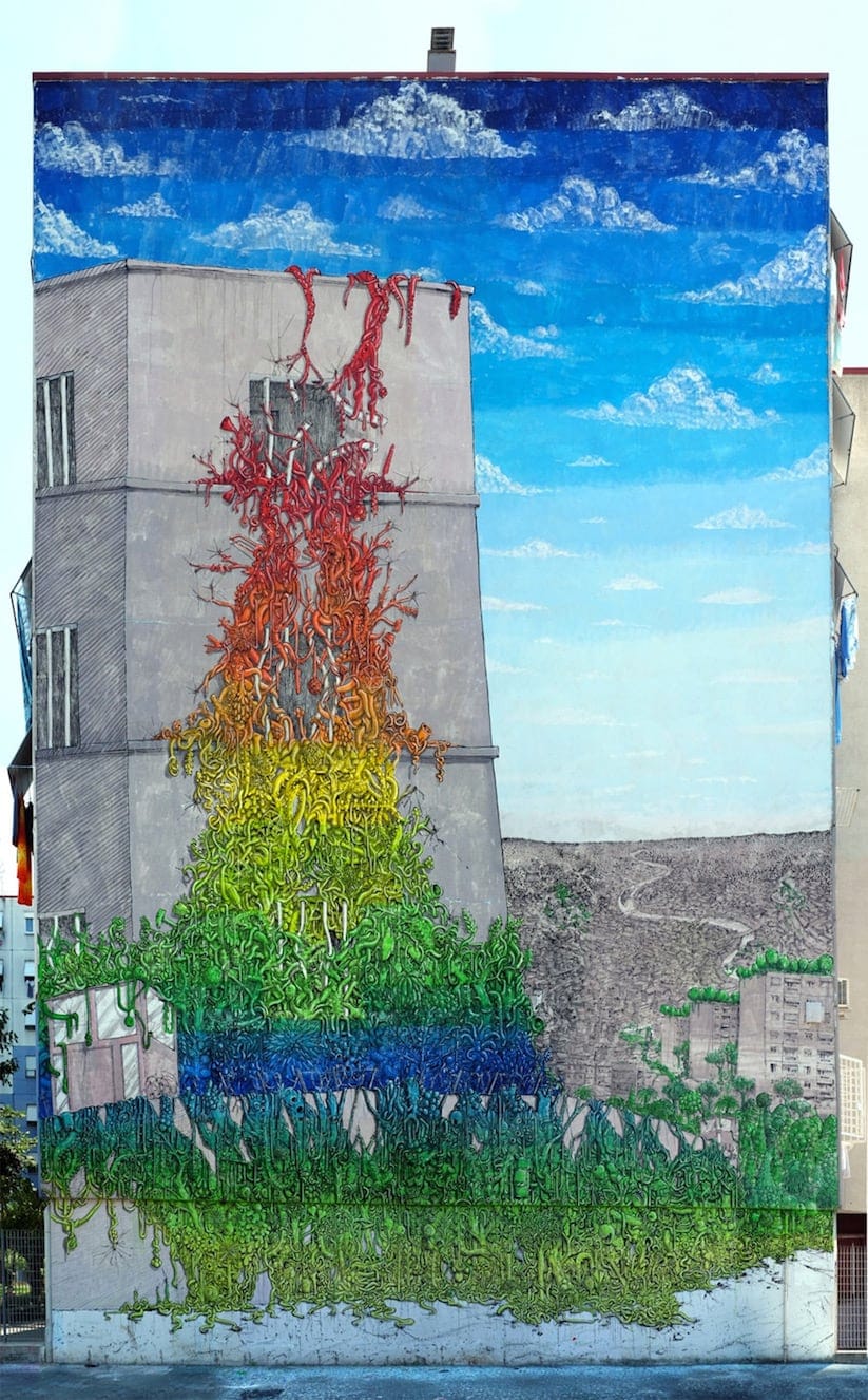 New Largescale Mural from Blu in Rome // Italy New Largescale Mural from Blu in Rome // Italy -