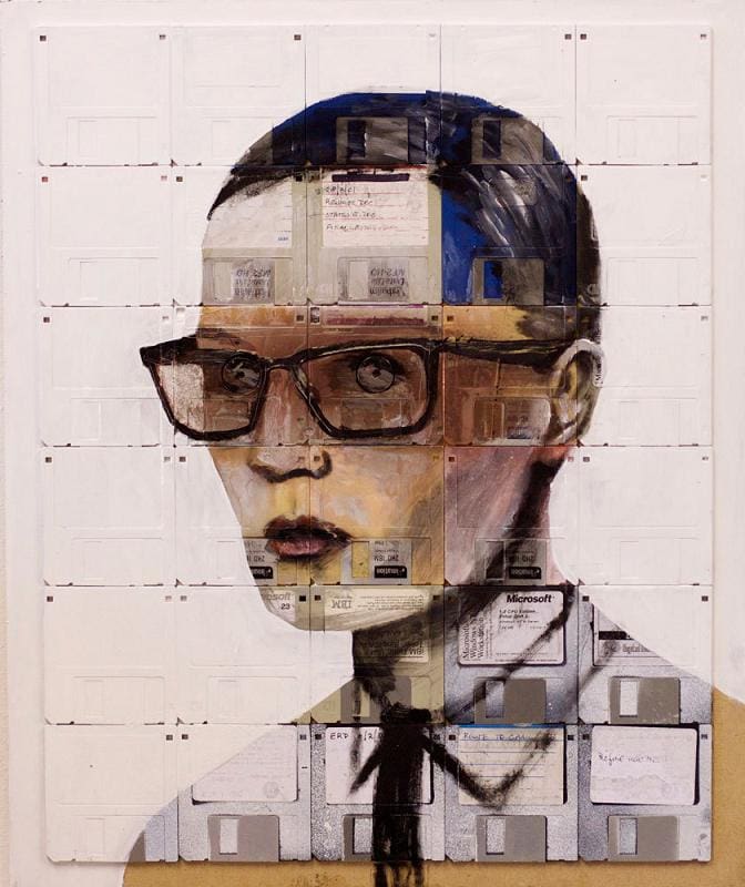 Amazing Floppy Disk Art by Nick Gentry FREEYORK