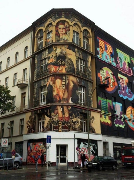 New Mural by Handiedan for One Wall Project in Berlin New Mural by Handiedan for One Wall Project in Berlin -public art