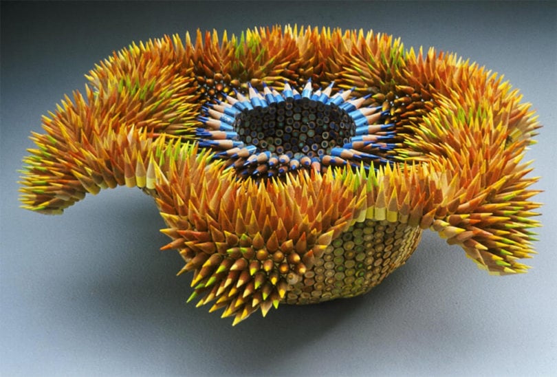 Abstract Pencil Sculptures By Jennifer Maestre FREEYORK   Jennifer Maestre Pencil 9 810x548 