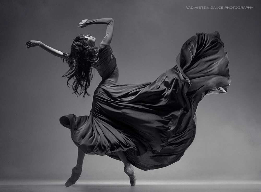 black and white photography of dancing