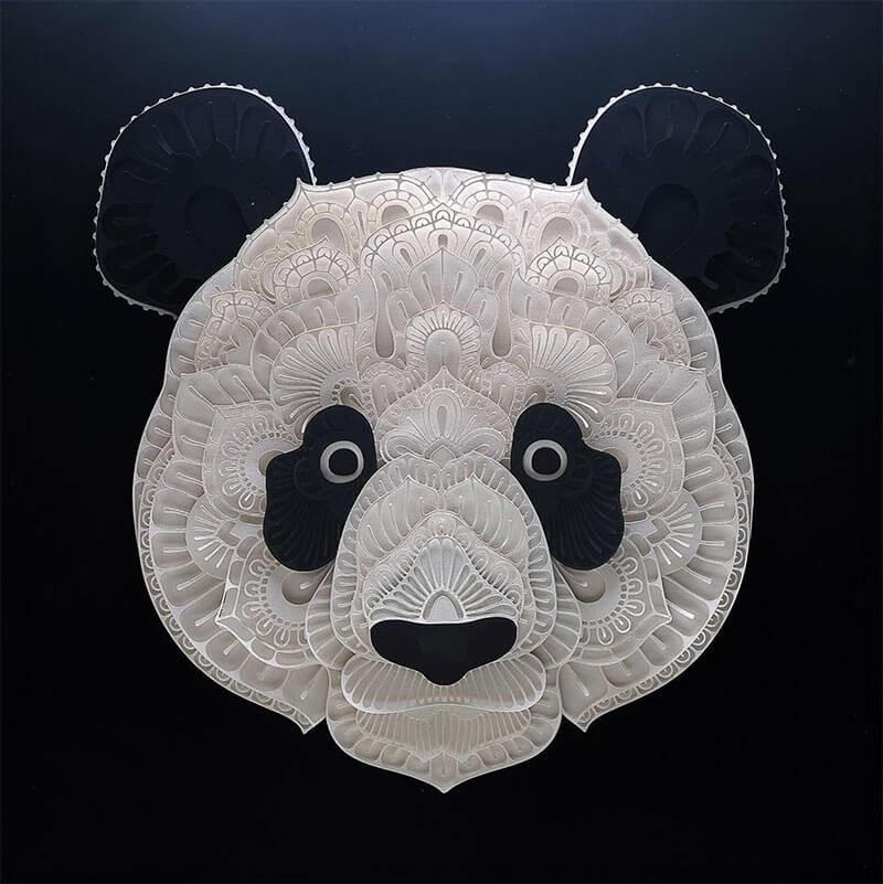 Intricate Papercut Art of Endangered Animals by Patrick Cabral Intricate Papercut Art of Endangered Animals by Patrick Cabral -