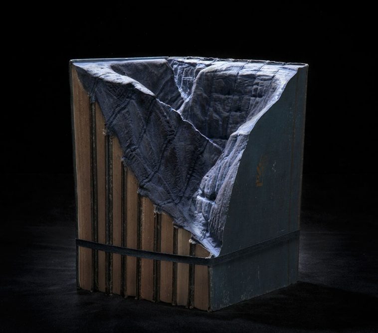 Extremely Beautiful Carved Book Landscapes by Guy Laramée