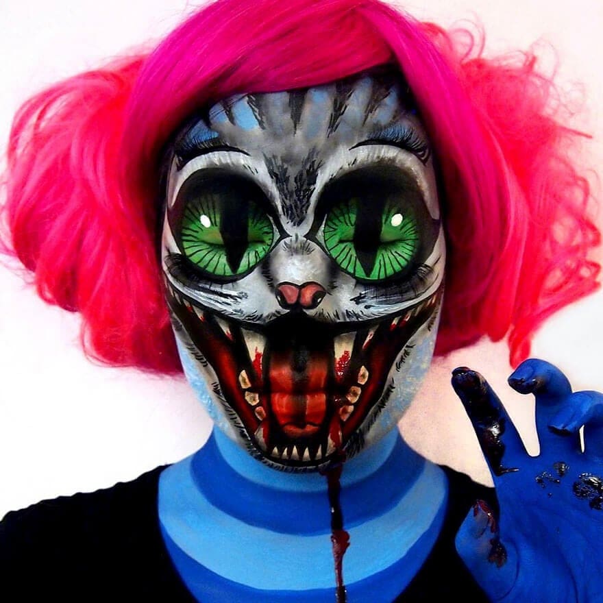 This Canadian Artist Creates Mind Boggling Optical Illusions With Makeup -makeup, make up This Canadian Artist Creates Mind Boggling Optical Illusions With Makeup -makeup, make up