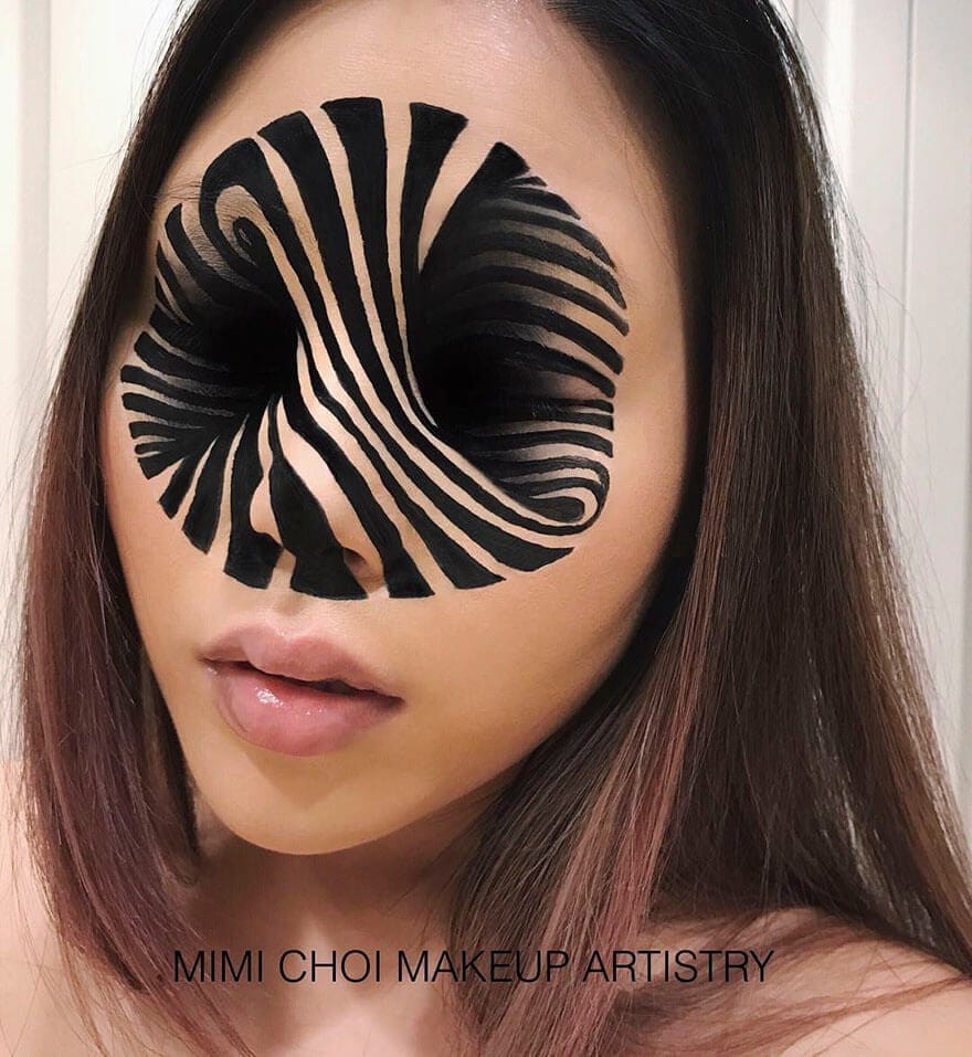 This Canadian Artist Creates Mind Boggling Optical Illusions With Makeup -makeup, make up This Canadian Artist Creates Mind Boggling Optical Illusions With Makeup -makeup, make up