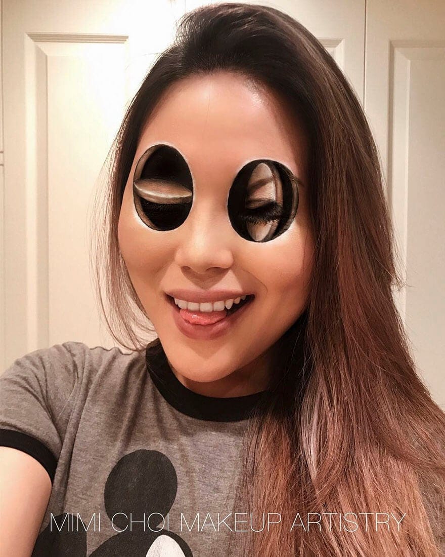 This Canadian Artist Creates Mind Boggling Optical Illusions With Makeup -makeup, make up This Canadian Artist Creates Mind Boggling Optical Illusions With Makeup -makeup, make up
