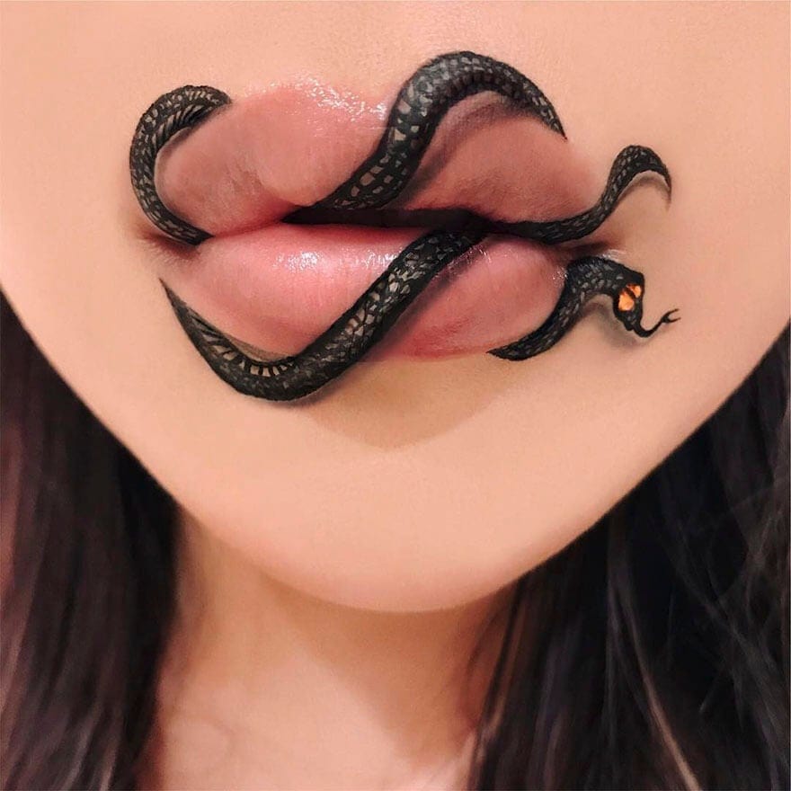 This Canadian Artist Creates Mind Boggling Optical Illusions With Makeup -makeup, make up This Canadian Artist Creates Mind Boggling Optical Illusions With Makeup -makeup, make up