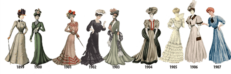 This Illustrated Timeline Shows Evolution of Women’s Fashion - FREEYORK