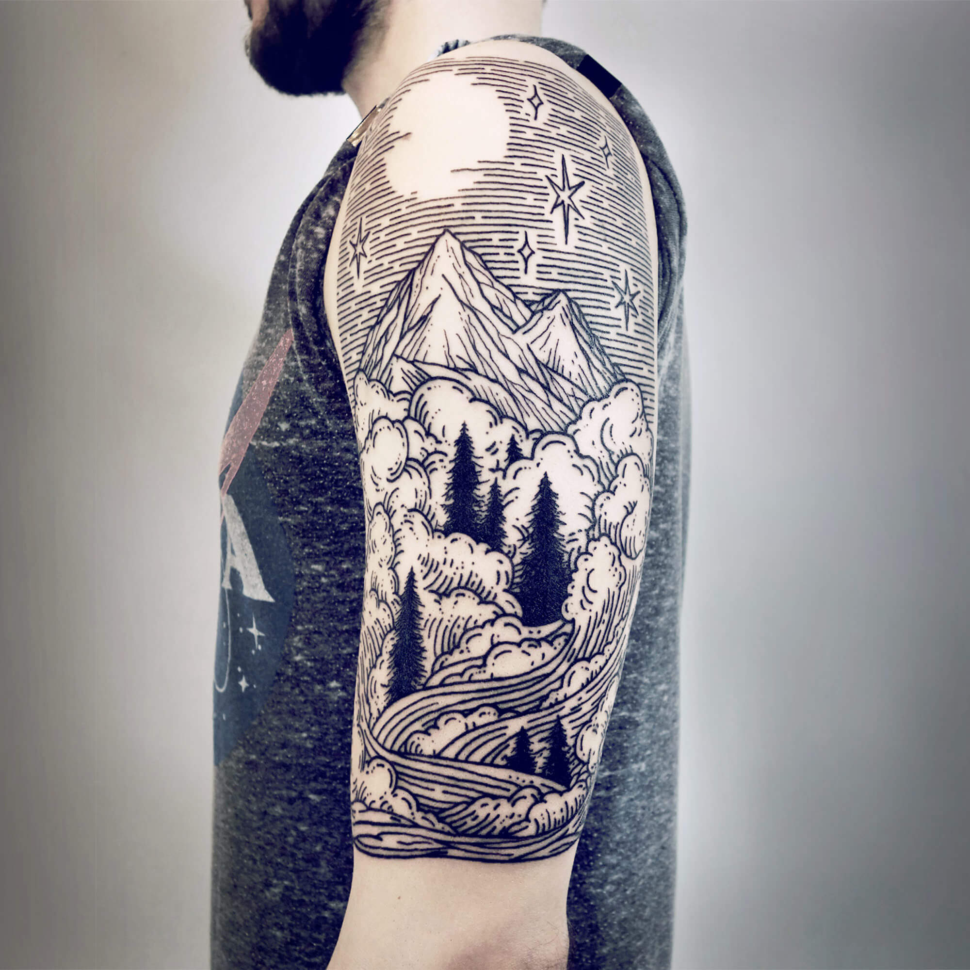 Lisa Orth\u0027s Landscape Inspired Sleeve Tattoos